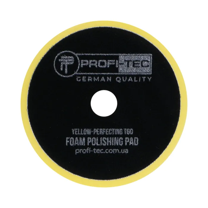 Полірувальна жовта губка середньої жорсткості PROFI-TEC YELLOW-PERFECTING T60