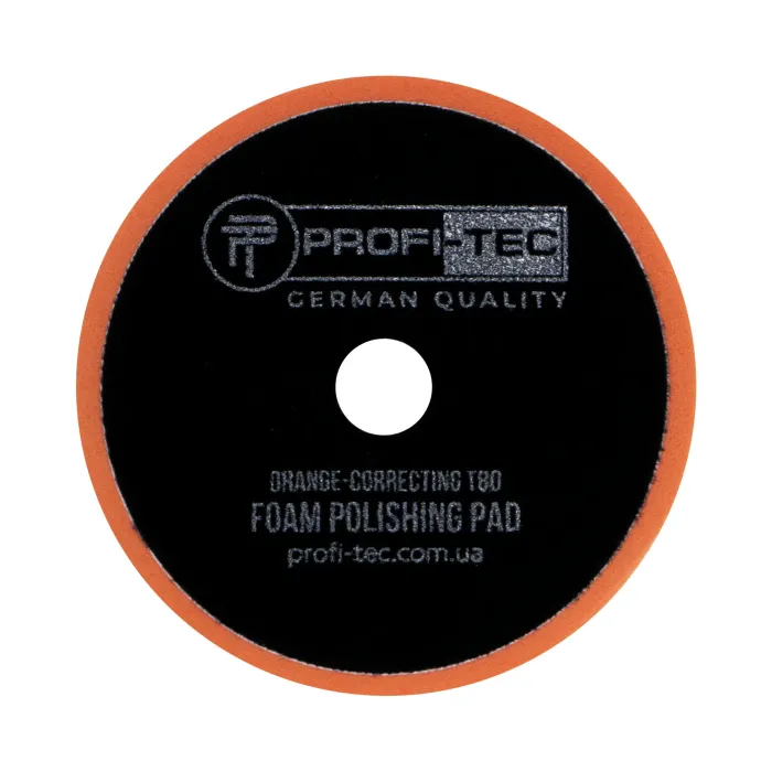 Полірувальна помаранчева губка високої жорсткості PROFI-TEC ORANGE-CORRECTING T80
