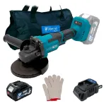 Акумуляторна кутова шліфувальна машина PROFI-TEC PGA202 POWERLine (1×PT2040MP (4.0 Аг), зарядний пристрій)