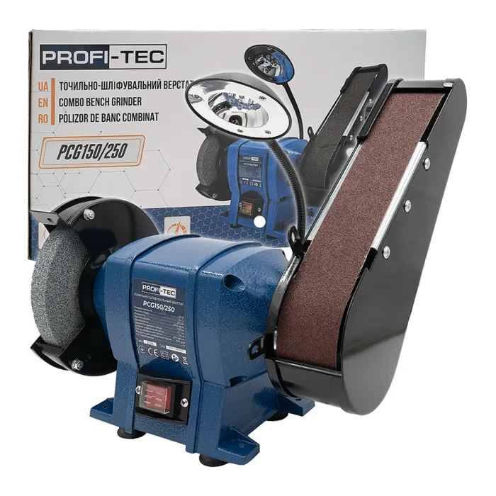 Точильно-шліфувальний верстат PROFI-TEC PCG150/250