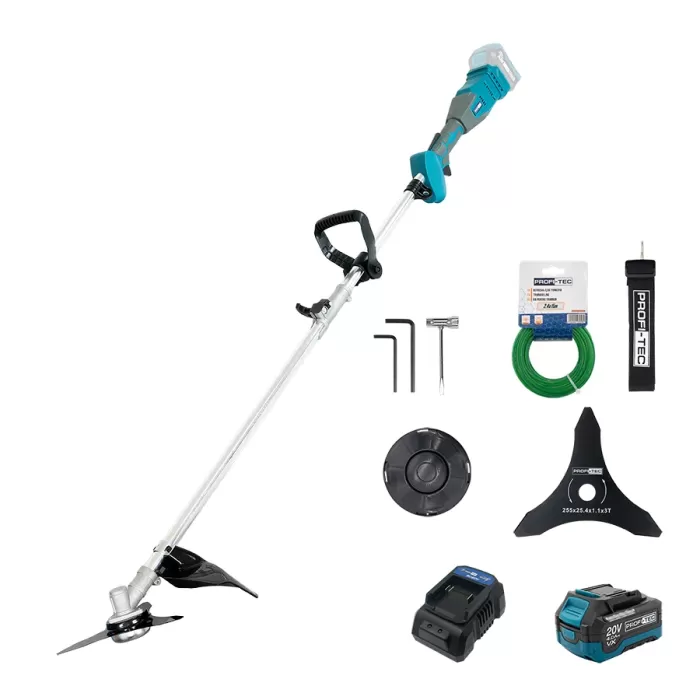 Аккумуляторная коса PROFI-TEC PGT9520 POWERLine (1×PT2040VX (4.0 Ач), зарядное устройство)