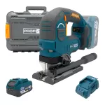 Акумуляторний лобзик PROFI-TEC PJS120 (1×PT2030VX (3.0 Aг), зарядний пристрій, кейс