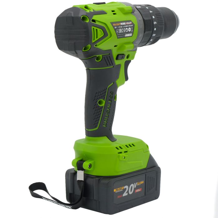 Шуруповерт Procraft Industrial PA18BL Extra (з 1 акб та зп)