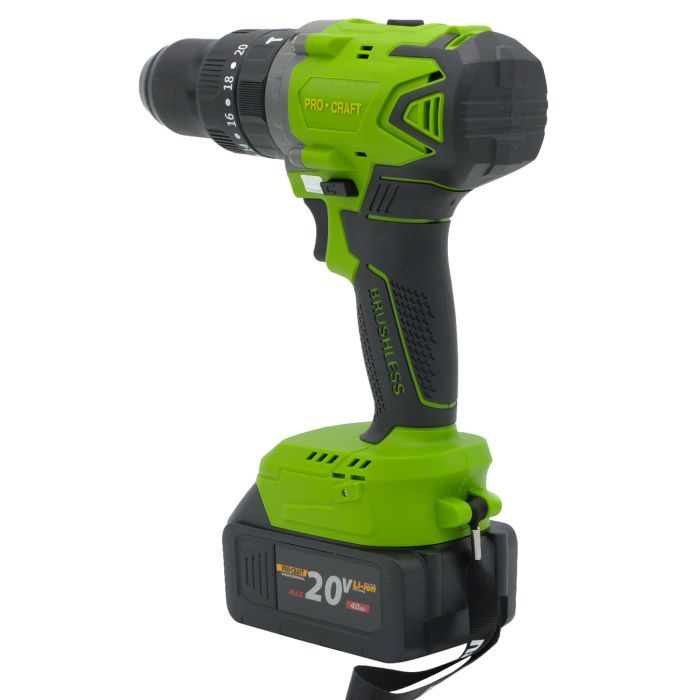 Шуруповерт Procraft Industrial PA18BL Extra (з 1 акб та зп)