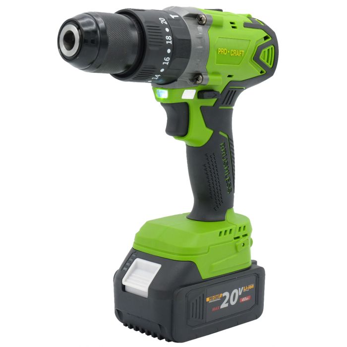 Шуруповерт Procraft Industrial PA18BL Extra (з 1 акб та зп)