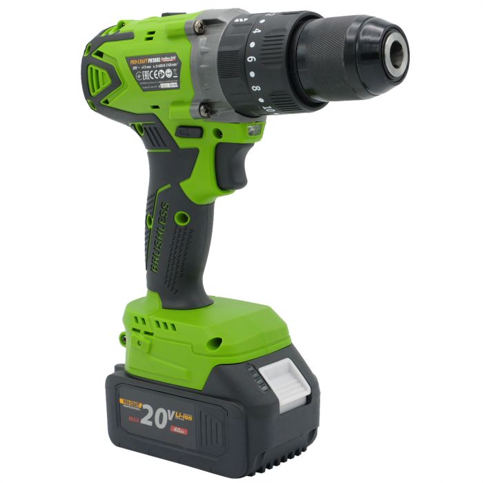 Шуруповерт Procraft Industrial PA18BL Extra (з 1 акб та зп)