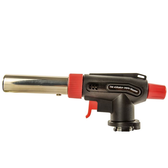 Пальник газовий 360° з регулюванням подачі повітря та п'єзопідпалом Ø22 мм Vitals Master BT-194С