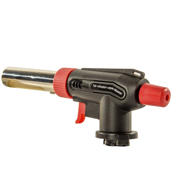 Пальник газовий 360° з регулюванням подачі повітря та п'єзопідпалом Ø22 мм Vitals Master BT-194С