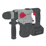 Перфоратор акумуляторний Vitals Professional ARa 1845 BL SmartLine+