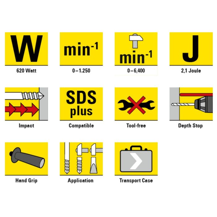 Перфоратор мережевий Trotec PRDS 05-230V + кейс (4415000020)