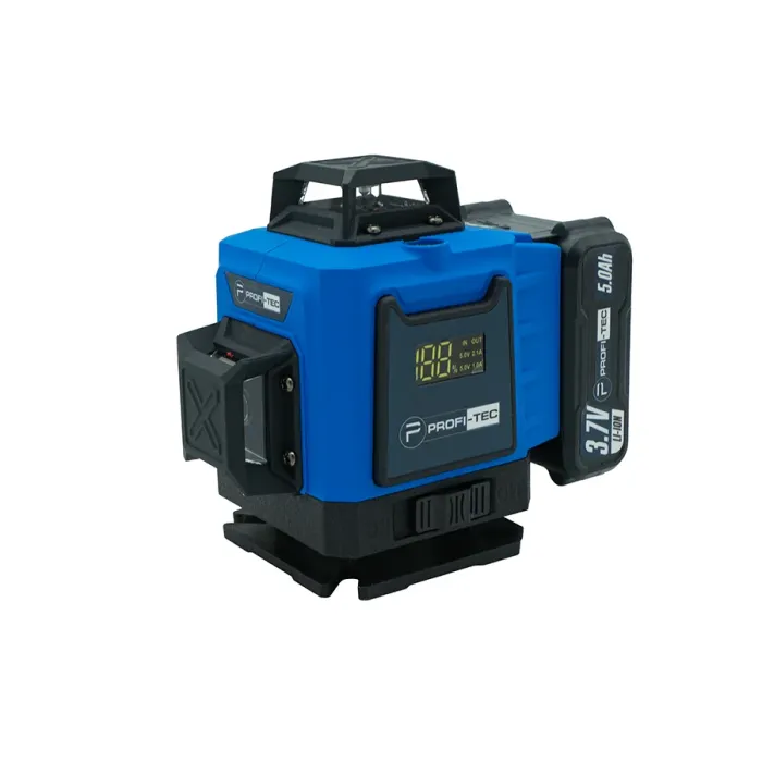 Лазерний нівелір PROFI-TEC PGL 4D 1630 (30 м, 16 ліній, зелений промінь)