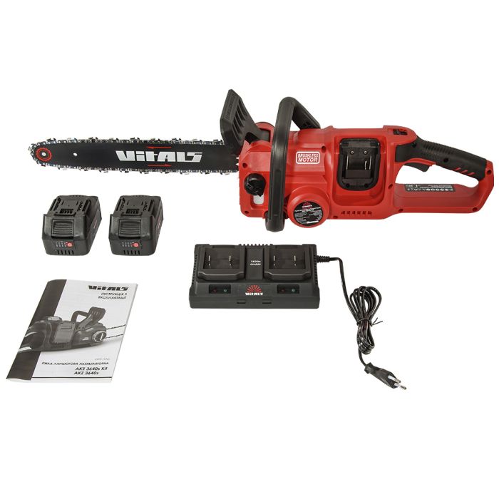 Пила ланцюгова акумуляторна Vitals AKZ 3640s Kit