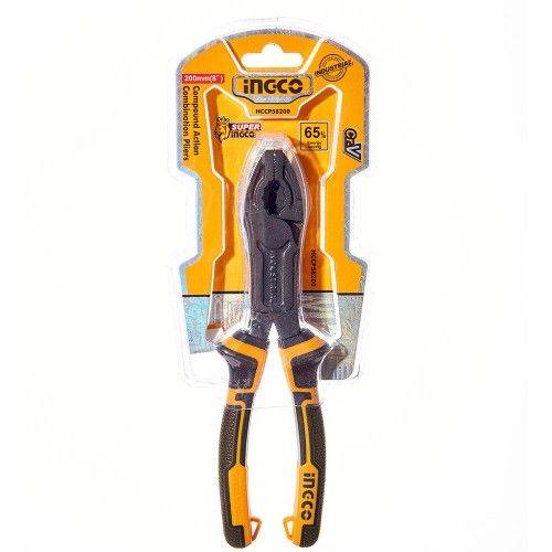 Плоскогубці посилені комбіновані «Profi+» 200 мм INGCO INDUSTRIAL