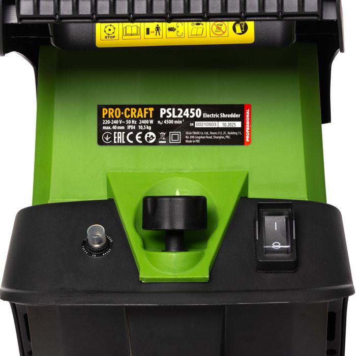 Подрібнювач гілок Procraft PSL2450