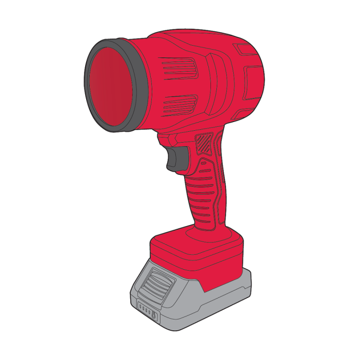 Повітродувка акумуляторна Vitals Master ALP 1861j BL