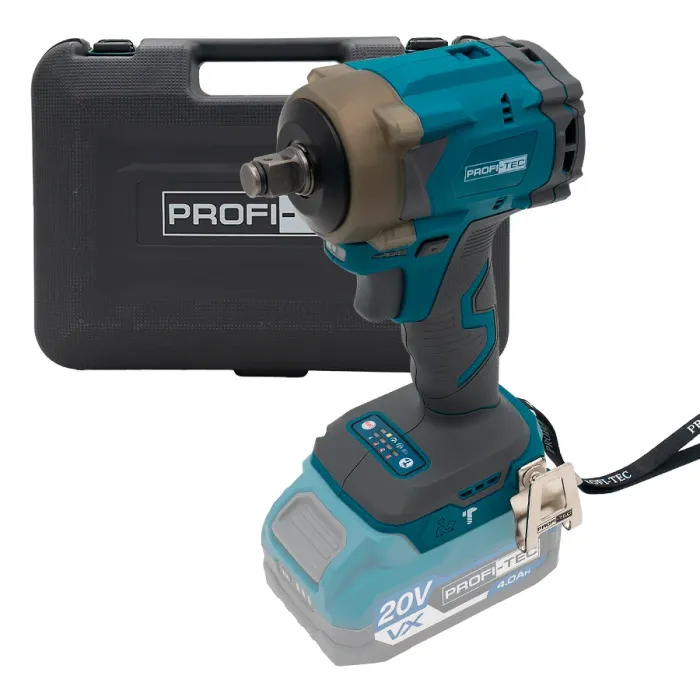 Акумуляторний гайковерт PROFI-TEC PPTW4520 POWERLine (без акумулятора та зарядного пристрою)