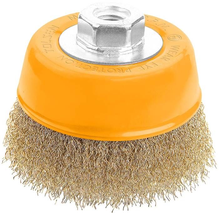 Щітка чашка гофрований дріт ПРОФІ 125 мм