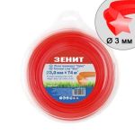 Ліска для садових тримерів "Зірка" 3.0 мм × 74 м (3В-30-74-ОР)