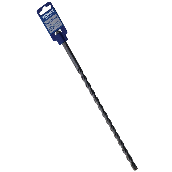 Бур SDS-Plus 10×310 мм, спіраль 4S Зенит Профи