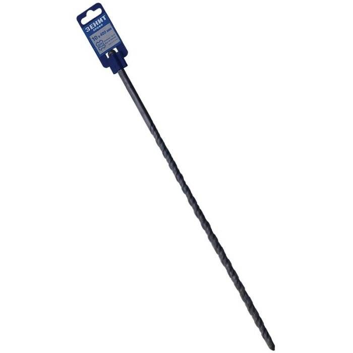 Бур SDS-Plus 10×400 мм, спіраль 4S Зенит Профи