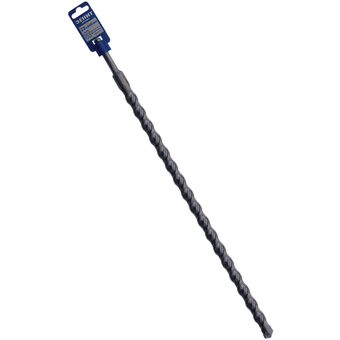 Бур SDS-Plus 22×600 мм, спіраль 4S Зенит Профи