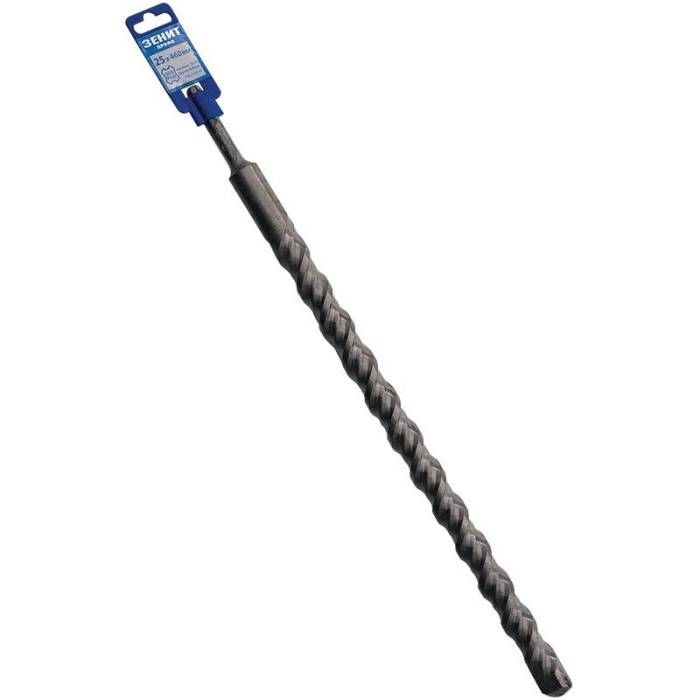 Бур SDS-Plus 25×460 мм, спіраль 4S Зенит Профи