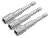 Головки магнітні 12 мм 1/4"х65 мм 3 шт Толсен