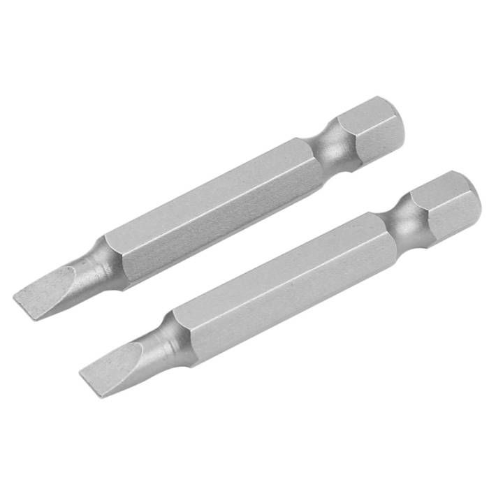 Біти S2 прямий шліц 5.5х0.8х50 мм, 2 шт блістер