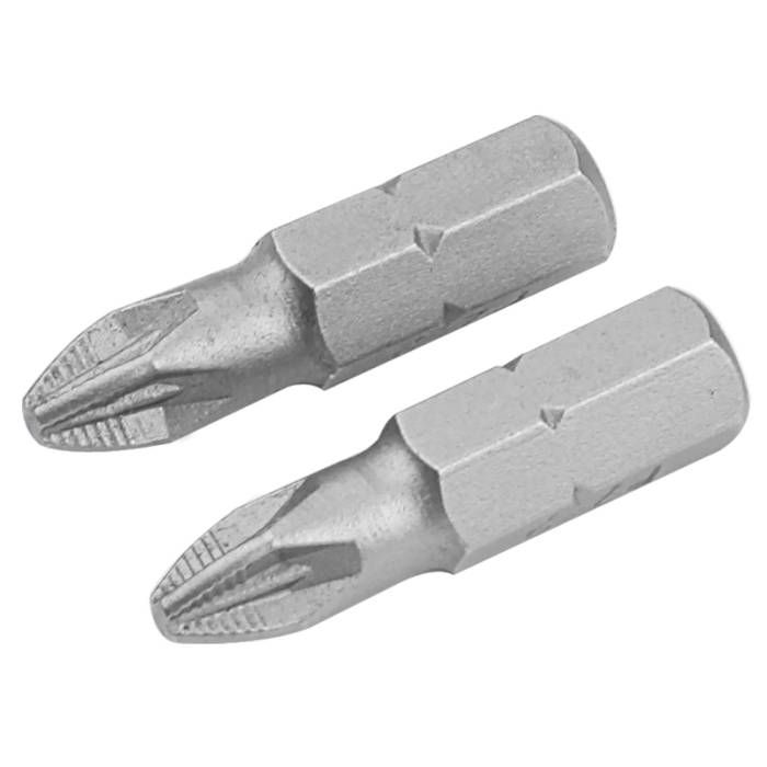 Біти S2A хрестові РН 3х25 мм, 2 шт блістер