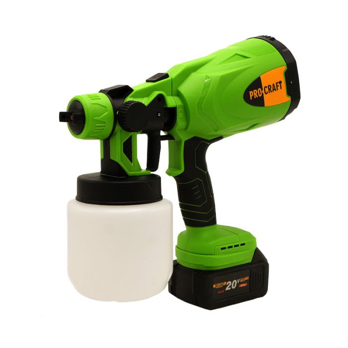 Акумуляторний фарбопульт Procraft PSE20(без акб та зп)