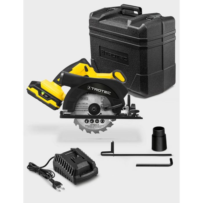 Пила циркулярна акумуляторна Trotec PCSS 10-20V + кейс (4430000110)