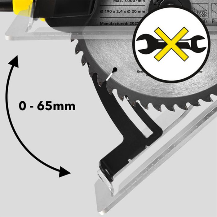Пила циркулярна Trotec PCSS 10-1400 (4430000050)