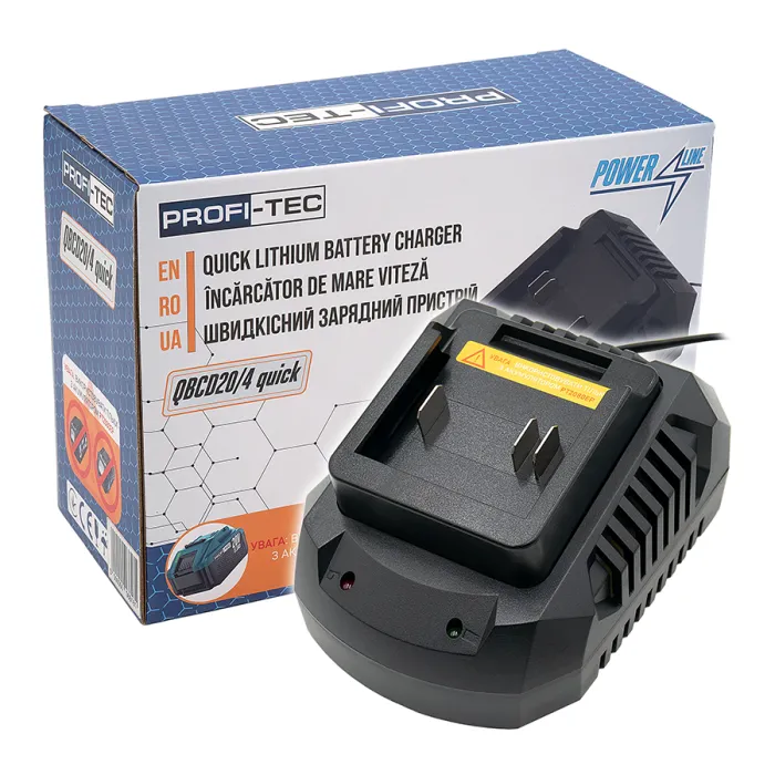 Зарядний пристрій PROFI-TEC QBCD20/4 quick (4.0 А, для PT2080EP)