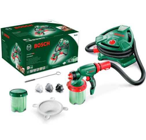 Фарборозпилювач електричний Bosch PFS 5000 Е з додатковим контейнером та мішалкою