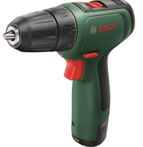 Акумуляторний дриль-шурупокрут Bosch EasyDrill 1200 з 2 акб 1.5 Ah і з/п, у кейсі з набором свердел 06039D3007