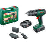 Ударний акумуляторний дриль-шурупокрут Bosch Universal Impact, з 2 акб 18V 1.5Ah та з/п AL 1810 CV, у кейсі  06039D4102