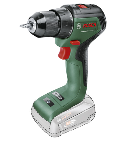 Акумуляторний дриль-шурупокрут Bosch UniversalDrill 18V-60, без акб та з/п 06039D7000