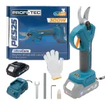 Акумуляторний секатор PROFI-TEC PES25 UltraCore (1×PT2020MP (2.0 Аг), зарядний пристрій)