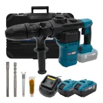 Акумуляторний перфоратор PROFI-TEC PBH5620 POWERLine (2×PT2080EP (8.0 Аг), зарядний пристрій)