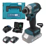 Аккумуляторный импульсный винтоверт PROFI-TEC PID1820BL POWERLine (набор бит, 2×PT2020MP (2.0 Ач), зарядное устройство)