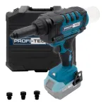Акумуляторний заклепувальний пістолет PROFI-TEC PRG1020 POWERLine (без акумулятора та зарядного пристрою)