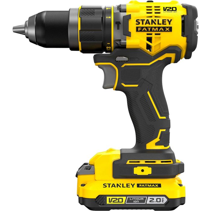 Дриль-шурупокрут ударний акумуляторний безщітковий STANLEY FATMAX SFMCD721D2K