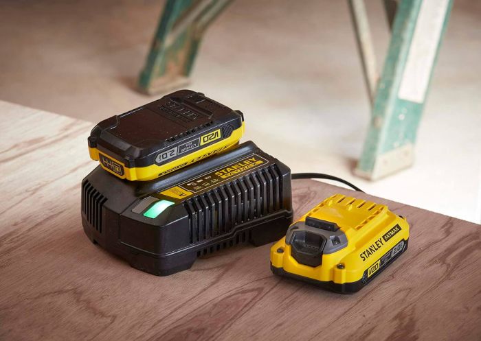 Дриль-шурупокрут ударний акумуляторний безщітковий STANLEY FATMAX SFMCD721D2K