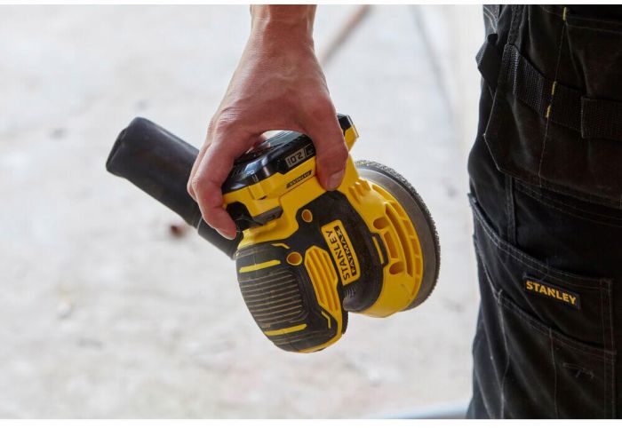 Шліфмашина ексцентрикова акумуляторна безщіткова STANLEY FATMAX SFMCW220D1S