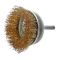 Щітка-чашка з хвостовиком Vitals гофрована латунована 50 мм, 0,3 мм
