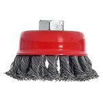Щітка-чашка Vitals плетена сталь 75 мм М14, 0,5 мм