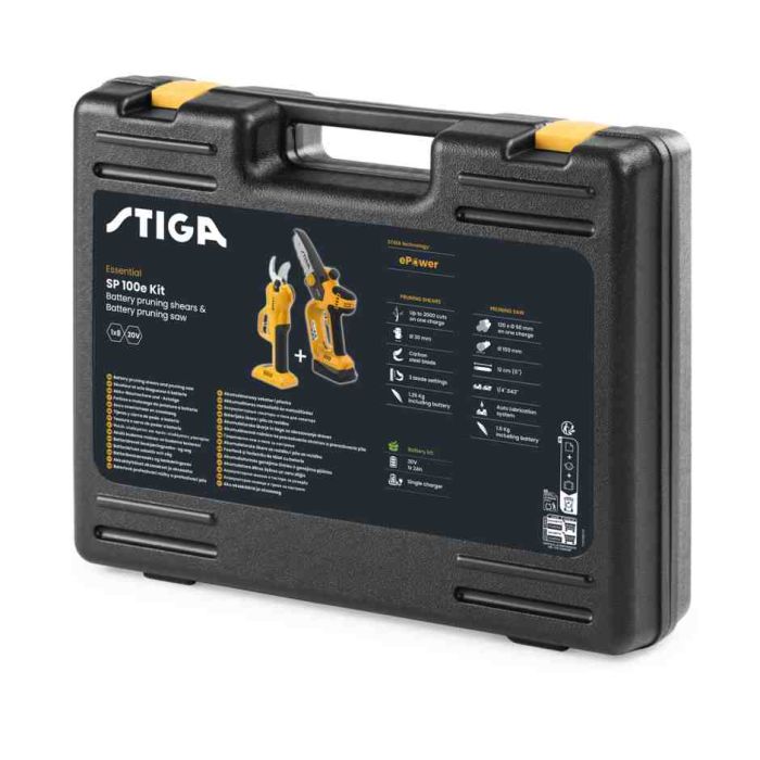 Набір з двох садових інструментів акумуляторних STIGA SP100eKit