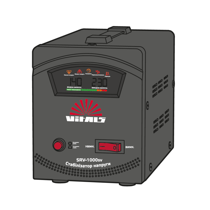 Стабілізатор напруги Vitals SRV-1000sv
