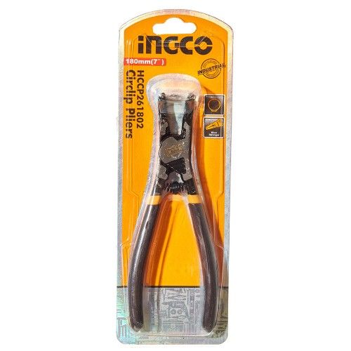 Знімач стопорних кілець 180 мм вигнутий на розтискання INGCO