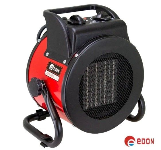 Теплова гармата електрична EDON WAB-2000R (2 кВт, керамічний нагрівач, до 30 м²)